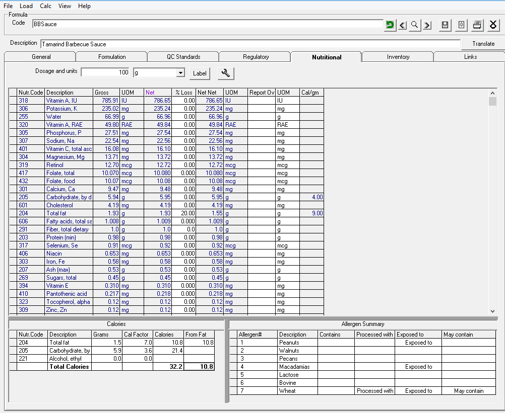 Usda Nutrition Database Excel Nutrition Ftempo